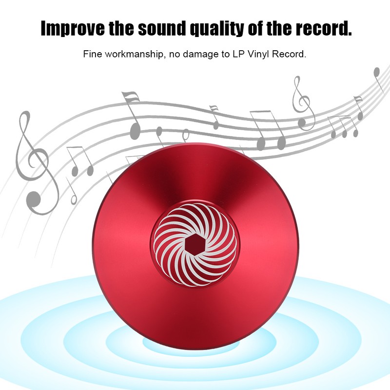 Vinyl Record Audio Disc Turntable Stabilizer Clamp Aluminum Weight Clamp