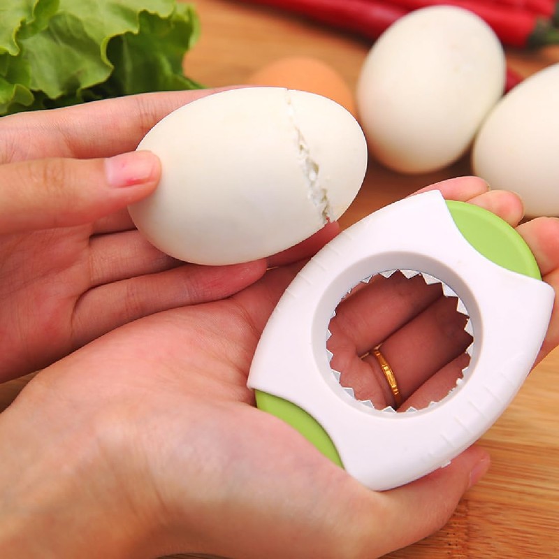 FKWKUW Pack of 3 Egg Cutter, Egg Lid Cutter, Egg