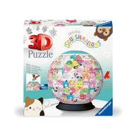 Ravensburger 11583 3D Puzzle 11583 Puzzle Ball Squishmallow Puzzle Ball Made of Three-Dimensional Shaped Puzzle Pieces Adults and Children from 6 Years