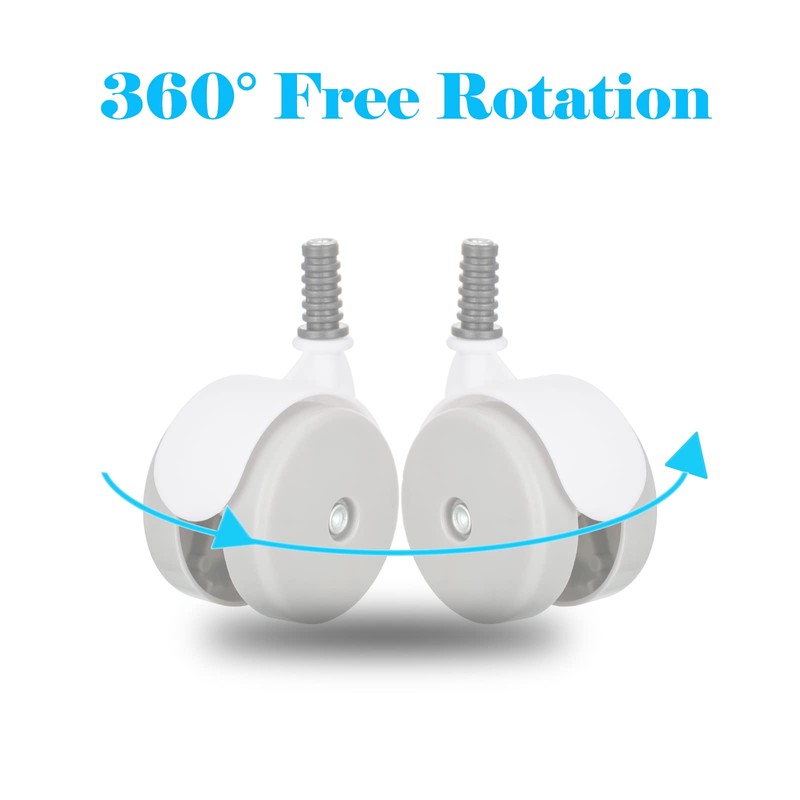 Baby Walker Wheels Replacement, Set of 4, Baby Walker Accessories,