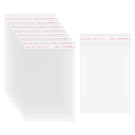 HARFINGTON 100pcs Self Sealing Cello Bags, 2.4x3.1-inch Clear Resealable Self Adhesive Bags for Cookie Bakery Clothes Packaging