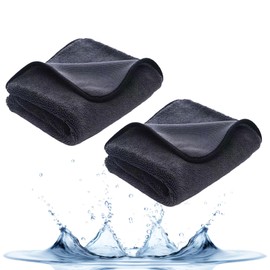 Shiny Wipes Bathroom Drying Cloth, Streak Free Microfiber Cleaning Wipes, Thickened Cleaning ClothShower for Car Detailing, Kitchen, Window Clean Cloth (2, 40 * 60cm)