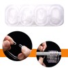 Plastic Shower Curtain Rings Hooks for Bathroom Shower Window Rod