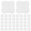 40 Pieces Soothing Gel Pads Hydrogel Reusable Nipple Pads Breastfeeding