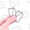 Swpeet 60Pcs 5/4 Inch - 32mm Sliver Metal Rings Metal