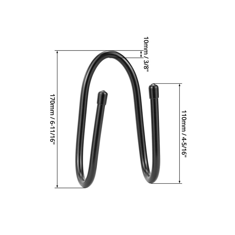 QWORK® Skateboard Hanger, Skateboard Wall Mount, 4 Pack, For Snowboards,