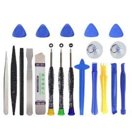 Repair Screwdriver Set, 20 in 1 Precision Small Repair Tools Kit for Fixing Cell Phone Watch Computer Tablet, 45# Steel Opening Pry Tool Repair Kit Set, 1 Set