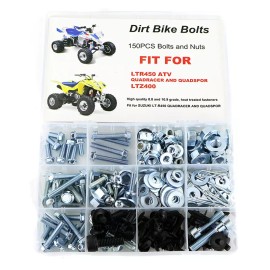 xitomer Plastic Body Frame Fenders Bolts Kit Fit For SUZUKI LTR450 ATV Bolt Kit LTZ400