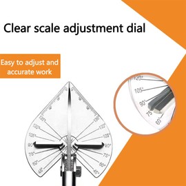 Wonglea Miter Shears,Angular Cutting Molding with Miter Gauge,Multifunctional Molding Cutter Easy Cutting 45-180 Degree Angles,for PVC trunking,Bamboo Popsicle Wooden Craft Sticks