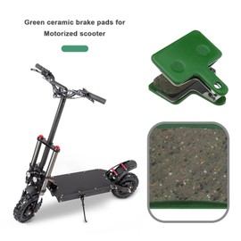 VGOL 2 Pairs Ceramic Brake Pads Replacement Compatible with Kaabo Wolf Compatible with Zero Compatible with Dualtron Brake Pads 35x30.5mm