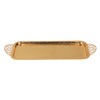 Serving Tray Gold Retro Light Luxury Oblong Water Cup Tea