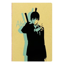 Sunstar Stationery CSM S2639823 Chainsaw Man Notebook, Thread Bound