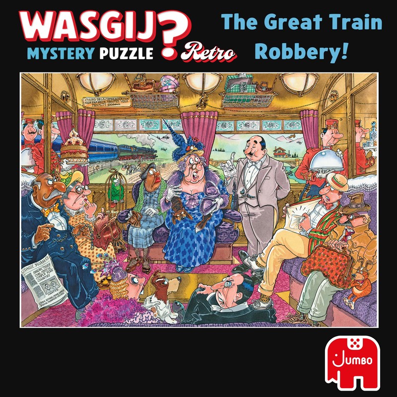 Wasgij Retro Mystery 9 Train Robbery Puzzle 1000 Pieces