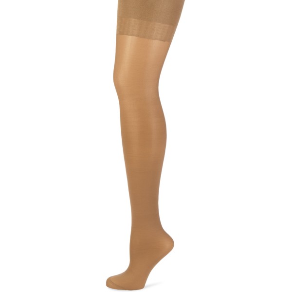Bellycloud Women's Transparent Support Stockings - Beige - UK 14