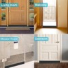 Suptikes 2 Pack Door Draft Stopper，Door Sweep for Exterior &