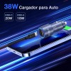 Cargador Para Auto 38w Rápida Pd 20w Y Qc 3.0