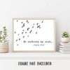 Psalms 23:3"He Restores My Soul." Bible Verse Wall Print- Unframed