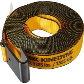 Belgrade Parts & Service, Inc. Kinedyne Genuine OEM 512720 2" x 27' Flat Hook Ratchet Strap 3,335 Lbs Working Load Limit Pack of 4