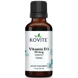 Kovite Vitamin D3 Drops 2000 IU (50 mcg) - Citrus - 1 fl oz.