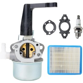 696065 697422 Carburetor for BS 110402 110412 215369 5HP 5.5HP 6HP Tiller Engine Carb Rototiller Troy Generator Intek Motor w 491588S Flat Air Filter Cartridge