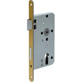 Abus 61698 ES PZ2 R G 55 72 18 Mortice Lock Gold 18mm