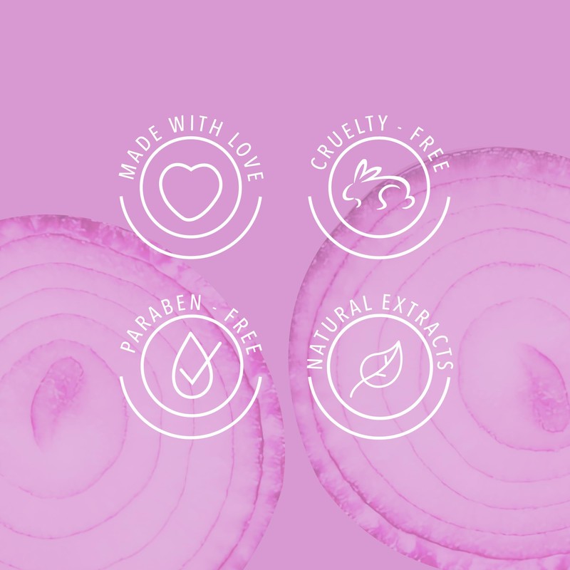 ANYELUZ Onion Shampoo – Natural, Odorless Formula, Reduces Oil, Ideal