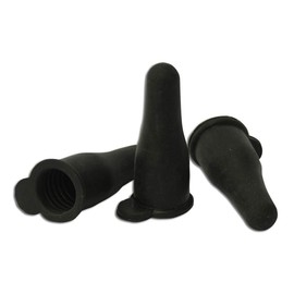 neogen corporation 7005 3 Pack, Black, Gum Rubber Lamb Nipple