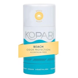 Kopari Desodorante para Mujeres Con Aceite de Coco Orgánico | Desodorante Sin Aluminio | Desodorante No Tóxico, Vegano, Sin Gluten, Sin Parabenos, Desodorante para Hombres y Mujeres | 2.0 Oz | Playa