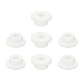 PATIKIL Silicone Rubber Grommet, 7 Pcs 7/8"(22mm) Drill Hole, 1/2"(13mm) Inner Dia. Top Hat Wire Gasket Rubber Hole Plug for Wiring Irrigation System Firewall, White