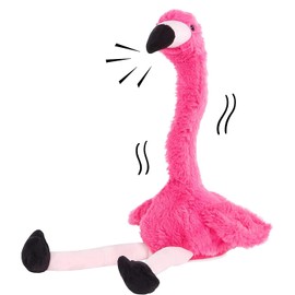 JTLB Flamingo Plush Electric Dancing Toy Stuffed Flamingo Talks and Dances Animal Toy for Kids