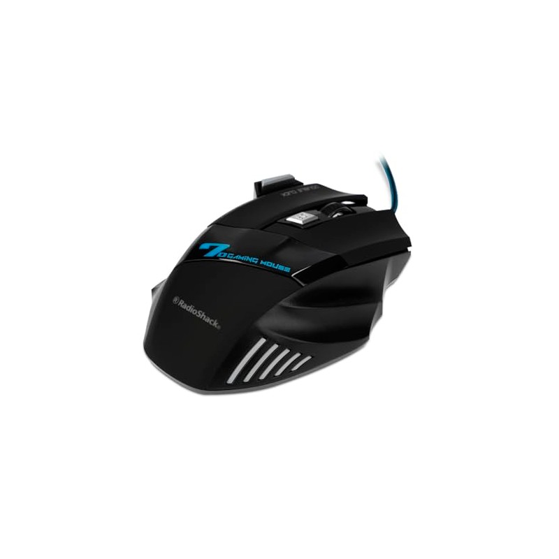 RadioShack Mouse Gamer Ergonómico Luces LED Luces LED Negro