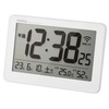 MAG W-787 WH Digital Wireless LAN Clock, Synchronizes Time with