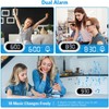 Newest Digital LED Alarm Clock with Smart Night Light, Electronic
