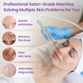 Microdermabrasion Machine - UNOISETION Diamond Microdermabrasion Dermabrasion Facial Cleansing Skin Rejuvenation Lifting Beauty Device Home Salon Use