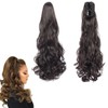 prinfantasy MW002 Long Thick Messy Curly Jaw Claw Ponytail Hairpieces
