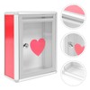 Operitacx File Holder Transparent Donation Box Suggestion Box Wall Mounted
