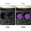 Bling Car Coasters, Wisdompro 4 Pack PVC Car Cup Holder