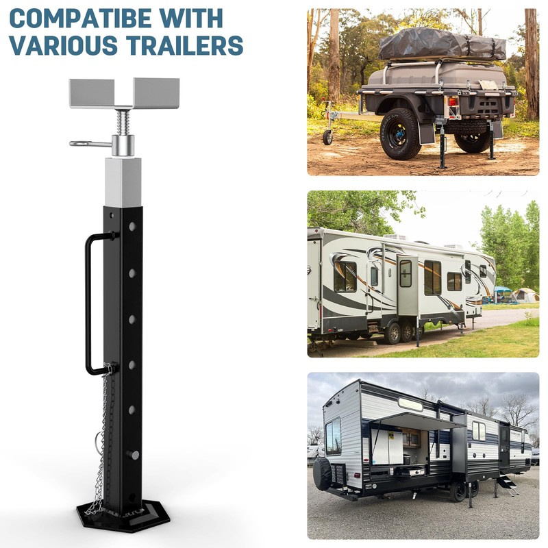 RV Slide Out Support Jacks Adjustable from 19'' to 47'',