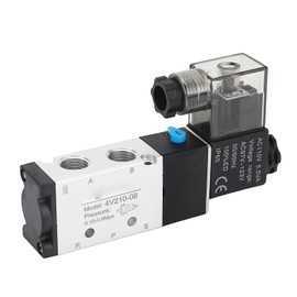 4V210‑08 Electric Solenoid Valve 2 Position 5 Way Cylinder Control Reversing Valve Pneumatic Air Valve AC110V
