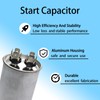 25uF 25MFD 50/60Hz 370VAC 440VAC CBB65 Round Run Start Capacitors