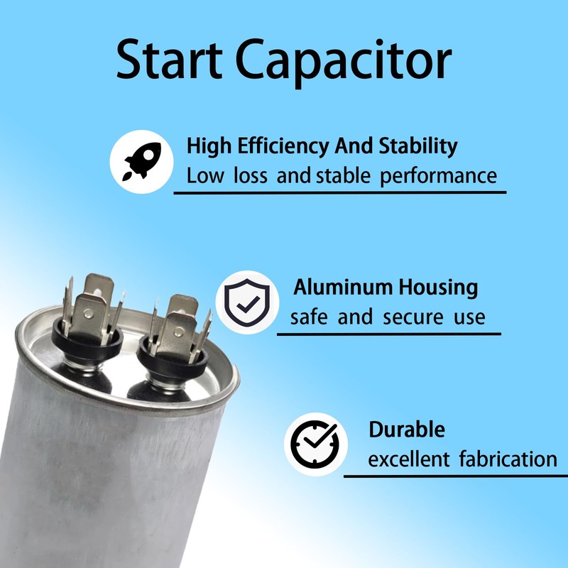 25uF 25MFD 50/60Hz 370VAC 440VAC CBB65 Round Run Start Capacitors