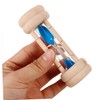 FELTECHELECTR 2PCS Tooth Brushing Timer Sand Timer with Stylish Frame