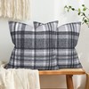 Mondiafy 2 Pack Throw Pillow Covers Soft Touch Plush 18x18