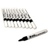 WB SL 8x Black Whiteboard Flipchart Drywipe Marker Pens Pen Bullet Tip Kids School Office