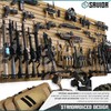 Savior Equipment Wall Rack System Heavy-Duty Steel Tactical J-Hooks for