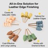 Hisew Leather Edge Burnishing Bits – Complete Set of 15