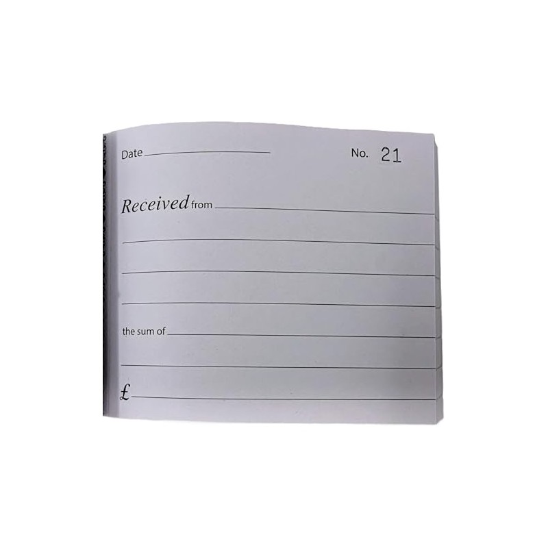 A6 Receipt Book with Carbon Sheets - Half Size 1-80