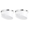 uxcell 2 Pcs PVC Sewer Backflow Preventer, Anti-Odor Core for