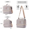 Breast Pump Bag Cooler Compartment Moistureproof Bag Double Layer for