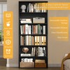 Shintenchi Bookshelf,6-Tier Open Bookcase and Bookshelves,6 Shelf Display Storage Shelves